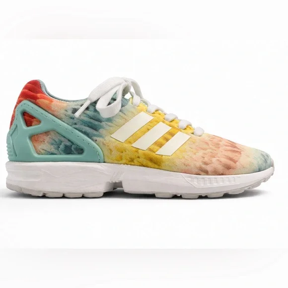 Adidas ZX Flux Torsion Sneakers- Multicolor Prism Gradient | Women’s SZ: 9 - Picture 2 of 6